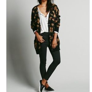 Free People
Women's Black Leopard Cardigan